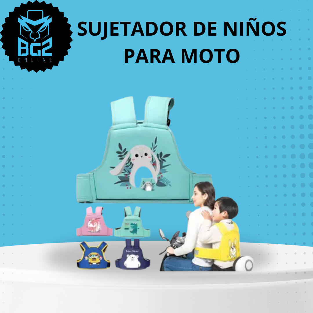 SUJETADOR DE NIÑOS PARA MOTO